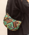 African Pattern Round Shoulder Bag