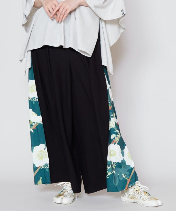 HANA-HANGA HAKKAKE Wide Pants - Ametsuchi