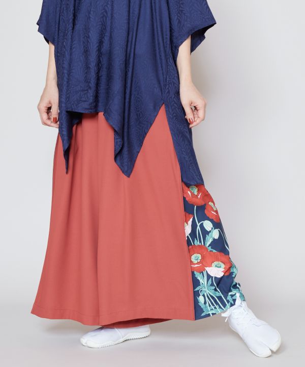 HANA-HANGA HAKKAKE Wide Pants - Ametsuchi