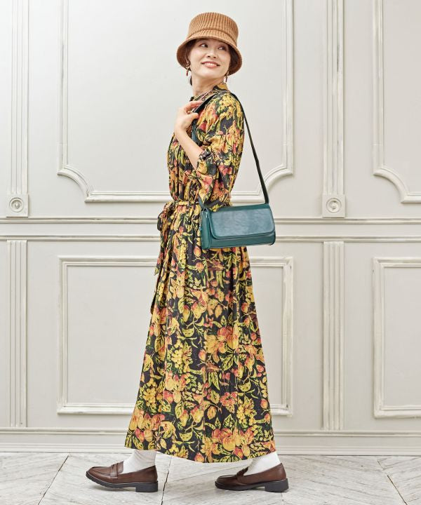 Vintage European Like Dress RD Flower