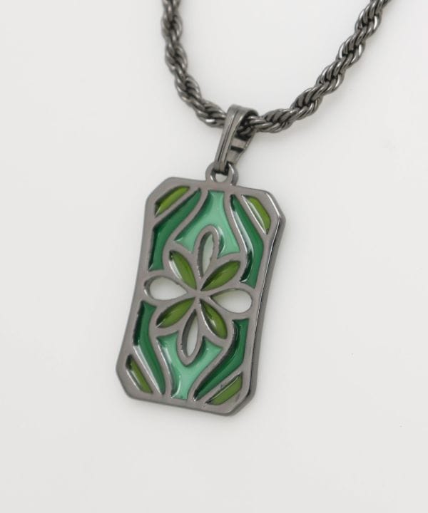 Stained Glass Like Necklace - Ametsuchi