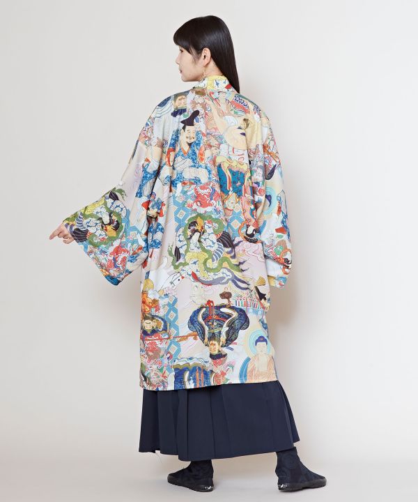 UKIYO-IRO Reversible Haori Jacket - Ametsuchi
