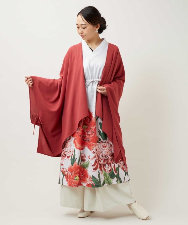 HANABANA Floral Dress and Haori Jacket Set - Ametsuchi