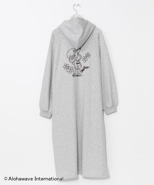 Gaun Hoodie Bordir ALOHA MAPUA