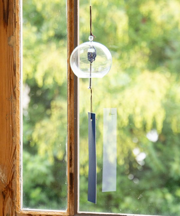 Edo Glass Mizuhiki Wind Chime - Ametsuchi