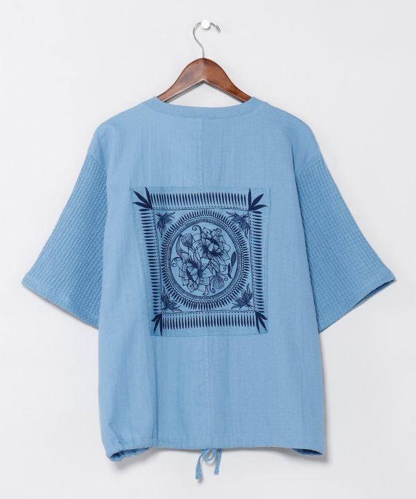 Indigo Patchwork Top - Ametsuchi