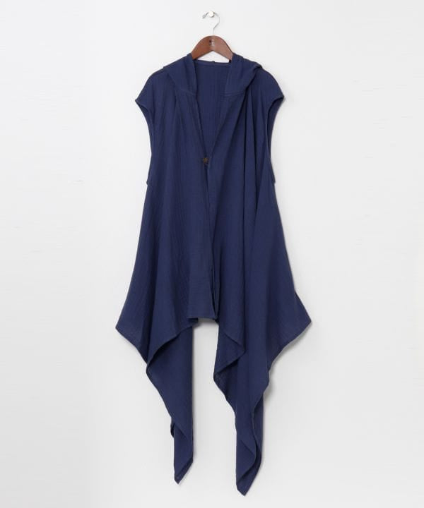 Nomad Hooded Gauze Vest - Ametsuchi
