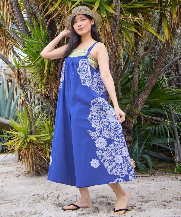 Amina x VORRUK Mandala Salopette Dress - Ametsuchi