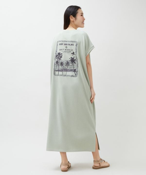 SURFPalms Waffle Embroidered Dress - Ametsuchi SURFPalms Waffle Embroidered Dress - Ametsuchi