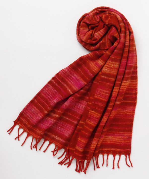 Colorful Striped Acrylic Stole