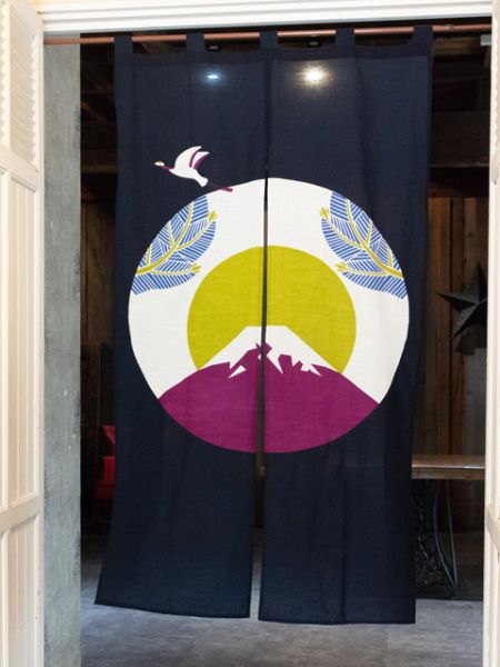 Modern Japanese Design NOREN Door Curtain - Ametsuchi