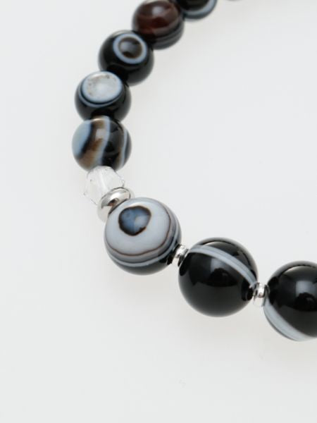 SHOUSHA - 10mm 眼状玛瑙手链- Ametsuchi