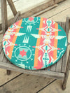 Navajo Pattern Round Cushion