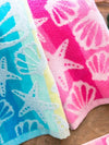 Gradient Shell & Starfish Towel