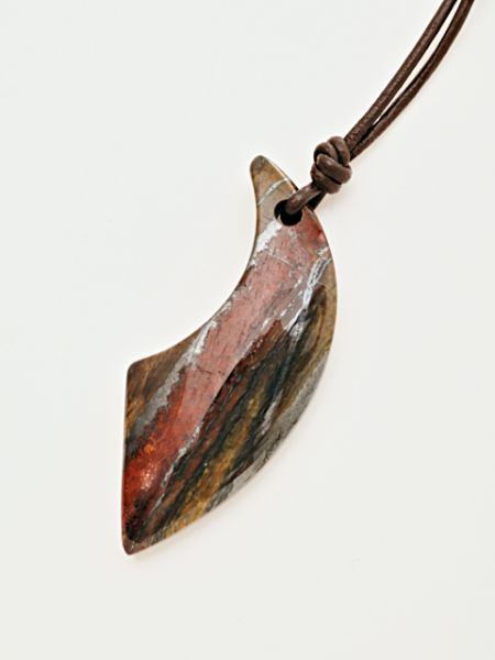 Gemstone Horn Shaped Necklace