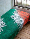Navajo Feather Pattern Bed Cover | Multi Cloth