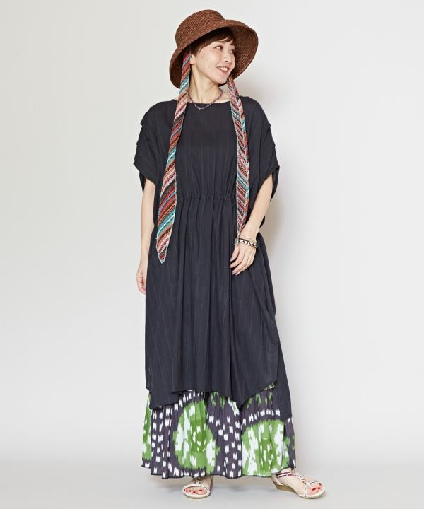 Long Slit Oversized Kaftan Dress