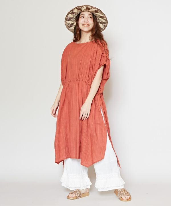 Long Slit Oversized Kaftan Dress