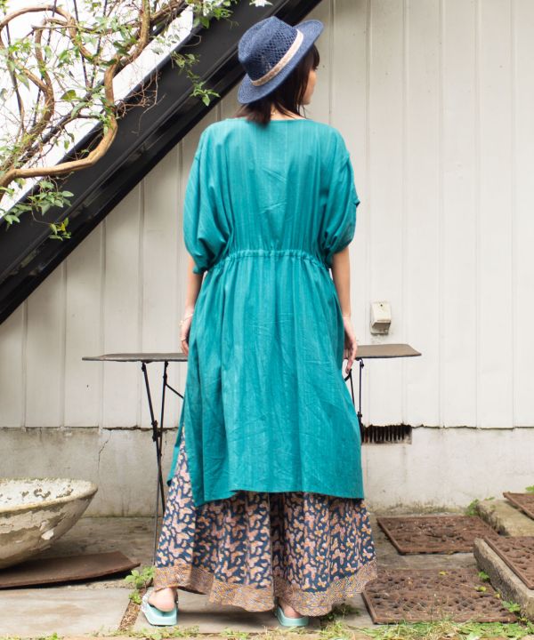 Long Slit Oversized Kaftan Dress