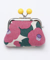 HANA KOROMO - 꽃무늬 스몰 가마구치 지갑