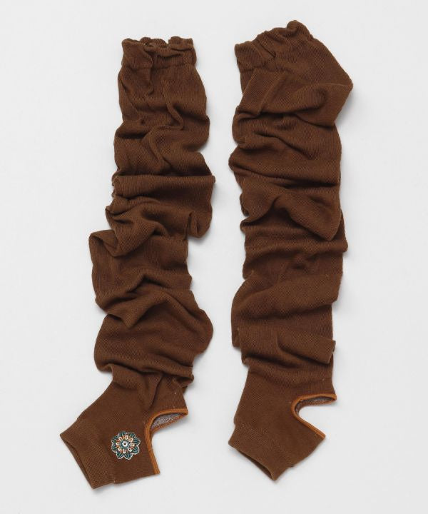 Embroidered Yoga Leg Covers by AMINA - Ametsuchi