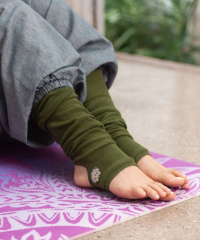 Embroidered Yoga Leg Covers