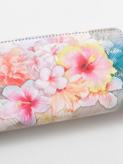 HAWAIIAN Flower Long Wallet