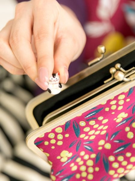 Good Luck Glass Wallet Charm