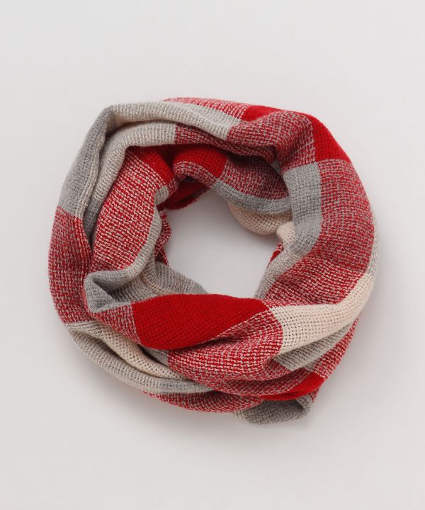 Plaid Volume Snood