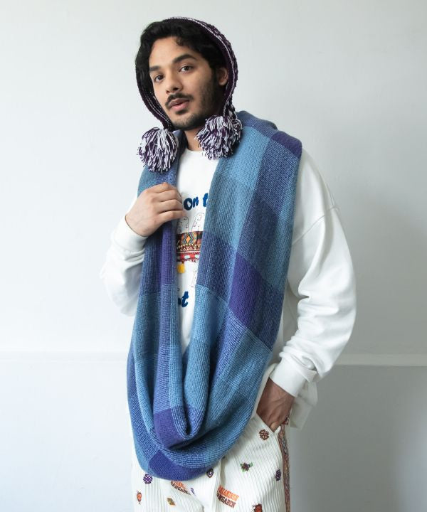 Plaid Volume Snood