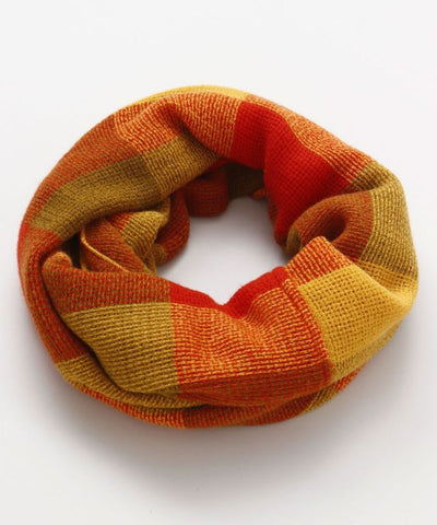 Plaid Volume Snood by AMINA - Ametsuchi