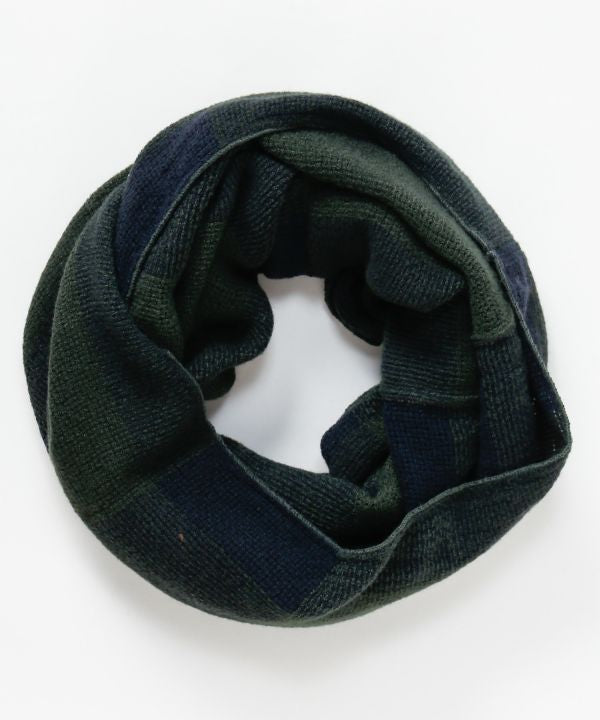 Plaid Volume Snood by AMINA - Ametsuchi