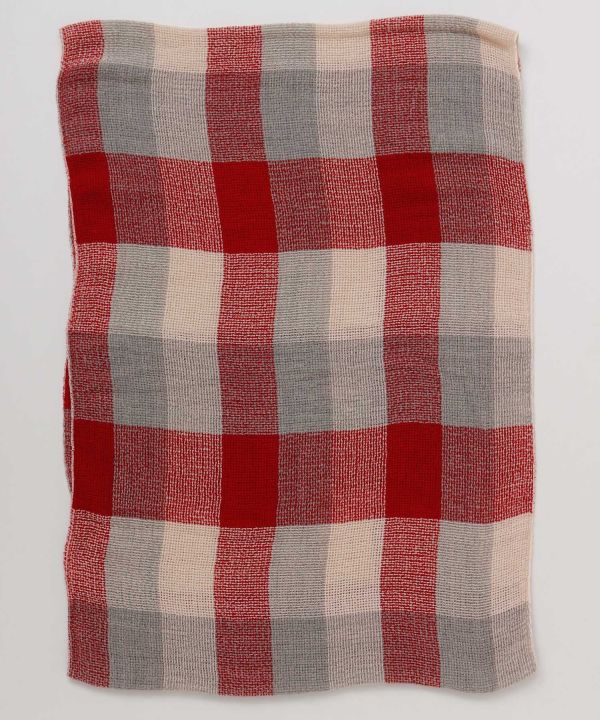 Plaid Volume Snood by AMINA - Ametsuchi