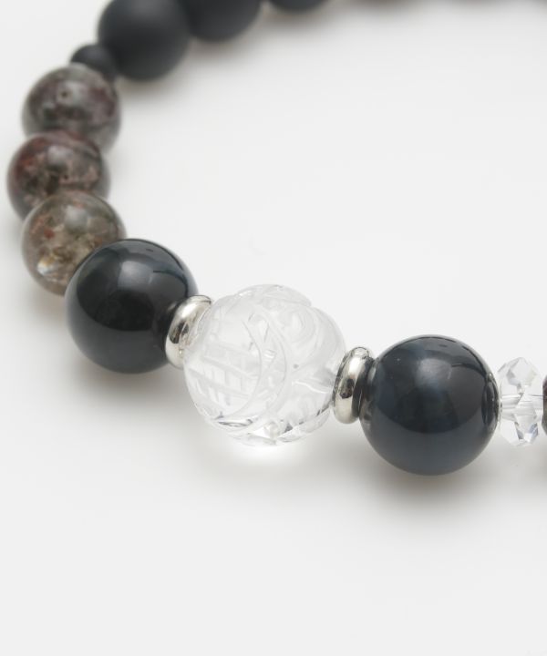 UNRYU - Blue Tiger Eye Bracelet Bangles & Bracelets by 岩座 - Ametsuchi