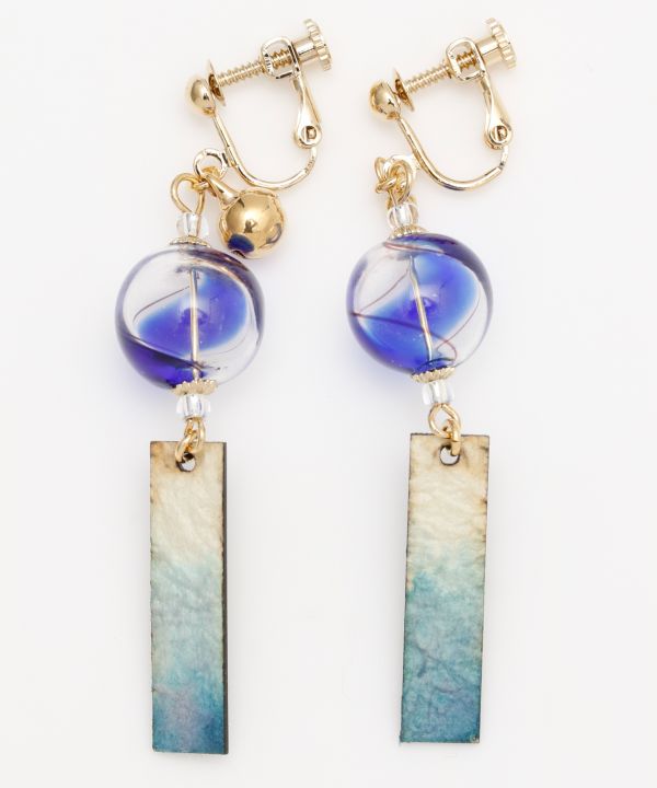FURIN Wind Chime Clip Earrings