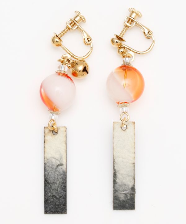 FURIN Wind Chime Clip Pendientes