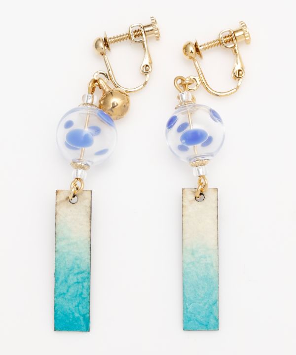 FURIN Wind Chime Clip Earrings