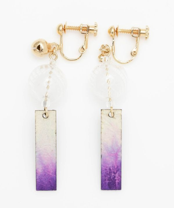FURIN Wind Chime Clip Earrings
