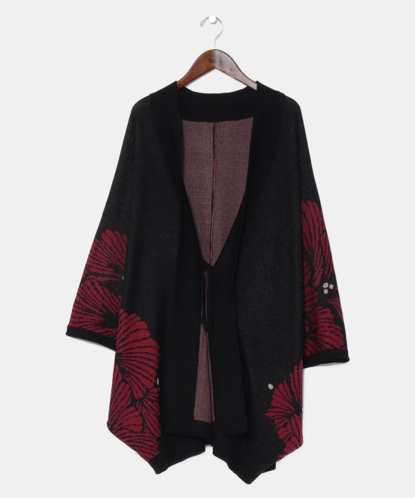 Ginkgo Pattern Knit HAORI