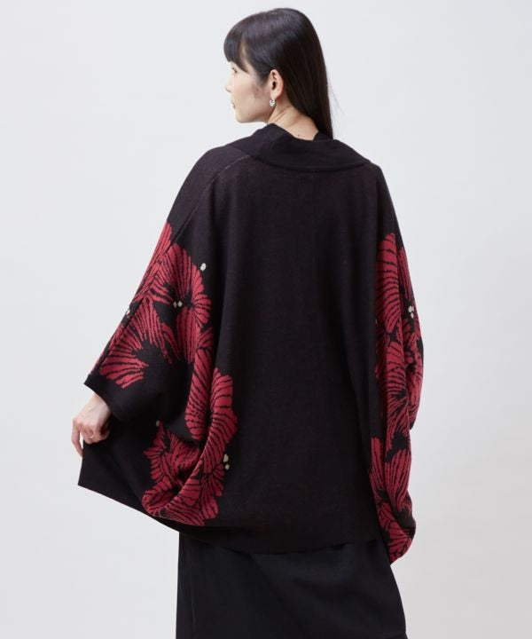 Ginkgo Pattern Knit HAORI