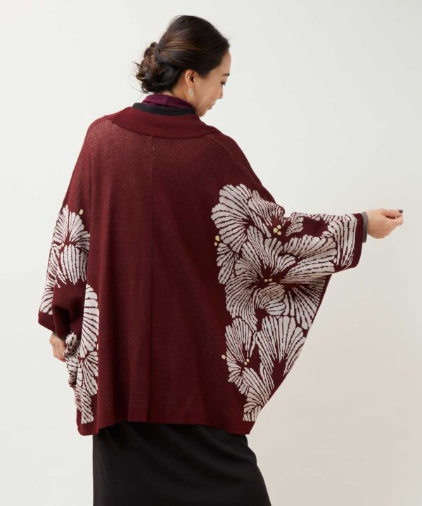 Ginkgo Pattern Knit HAORI