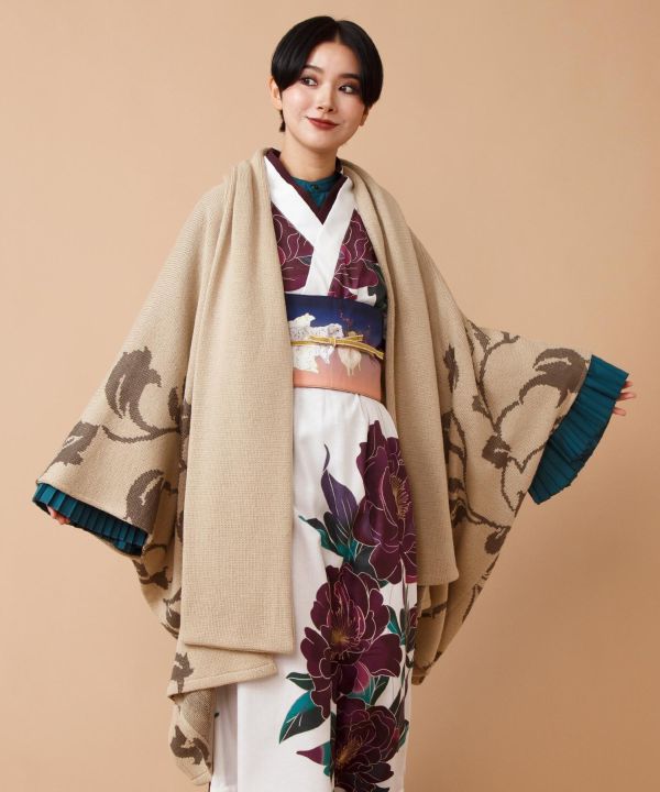 TSUTA-KAZURA Knit KIMONO Cardigan by Kaya - Ametsuchi
