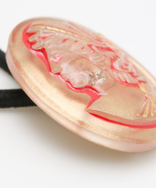 Bohemia Glass Cameo Hair Tie