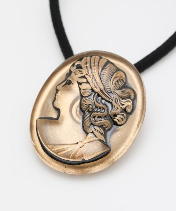 Bohemia Glass Cameo Hair Tie