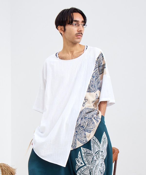 Damascene Layered Top Tops by AMINA - Ametsuchi