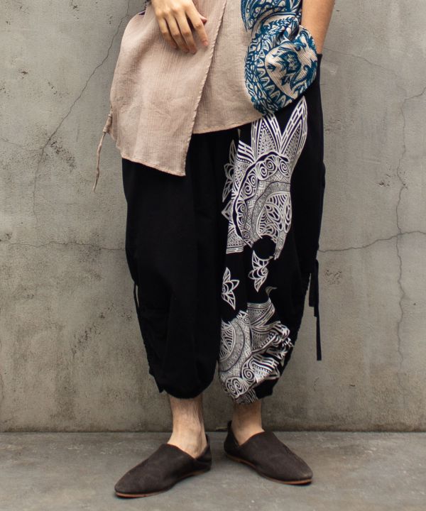 Damascene Wide Pants Pants & Shorts by AMINA - Ametsuchi