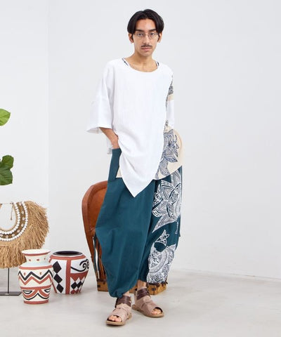 Damascene Wide Pants Pants & Shorts by AMINA - Ametsuchi