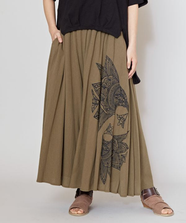 Damascene Skirt Pants Pants & Shorts by AMINA - Ametsuchi