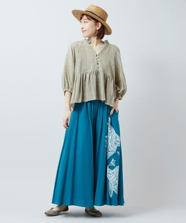 Damascene Skirt Pants Pants & Shorts by AMINA - Ametsuchi
