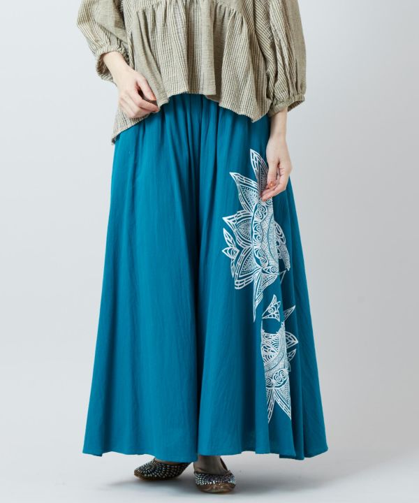 Damascene Skirt Pants Pants & Shorts by AMINA - Ametsuchi